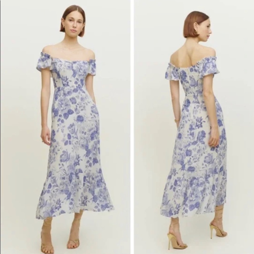 Reformation butterfly dress in Lucerne BRAND NEW in size 6 with tags